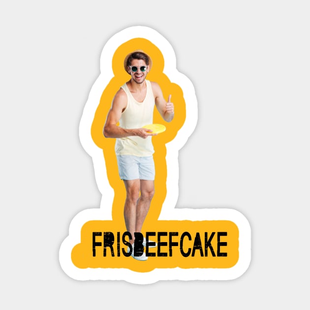 Frisbeefcake Sticker by theenvyofyourfriends